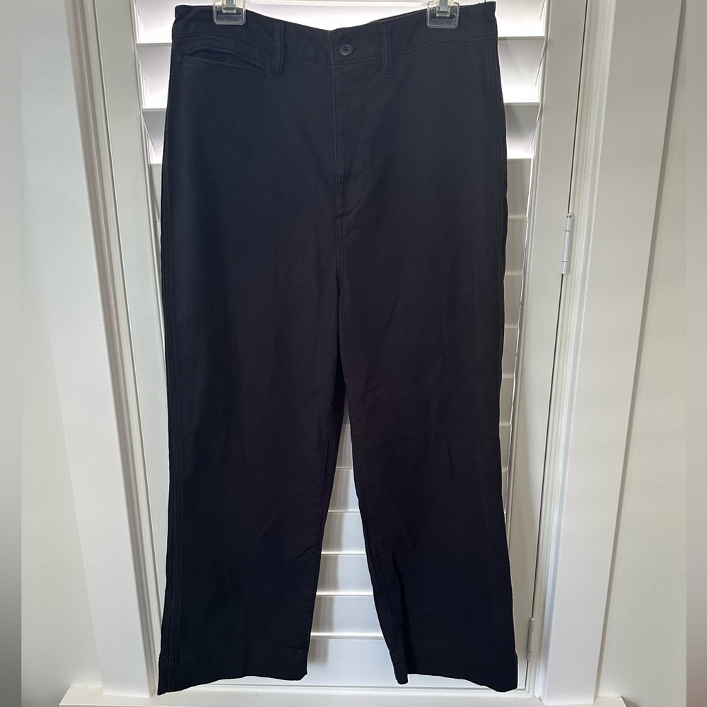 Quince Women’s Stretch Twill Black Pants